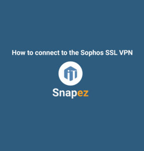 How to connect to the Sophos SSL VPN