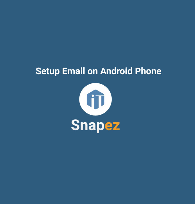 Setup Email on Android Phone