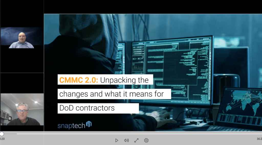 CMMC 2.0 webinar Overview