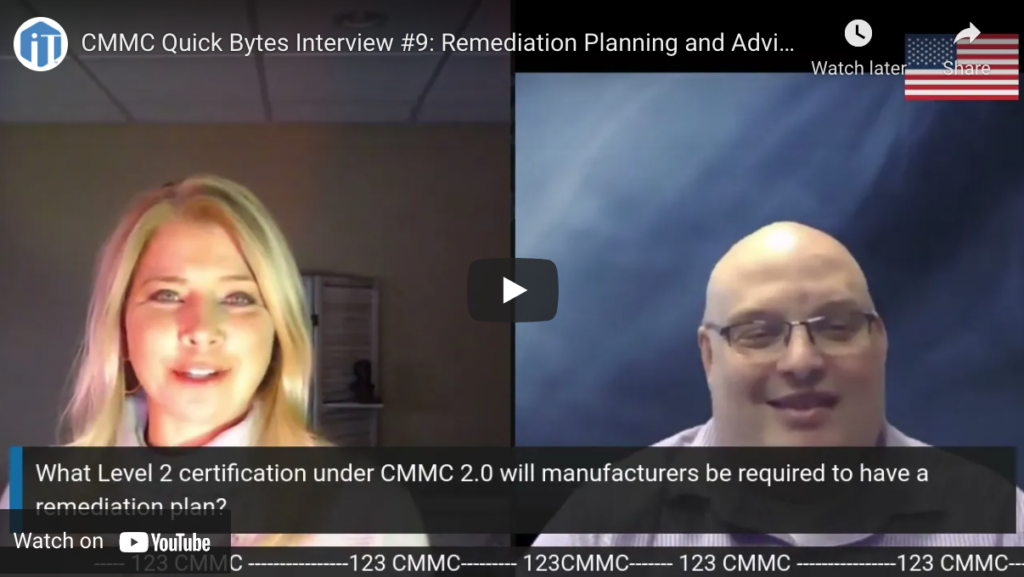 CMMC Quick Bytes Interview #9 Screenshot