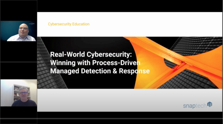 Screenshot of Cybersecurity Education: Real-World Cybersecurity: Winning with Process-Driven Managed Detection & Response