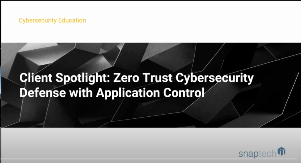 Application Control Zero Trust