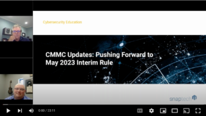 CMMC Updates_ Pushing Forward