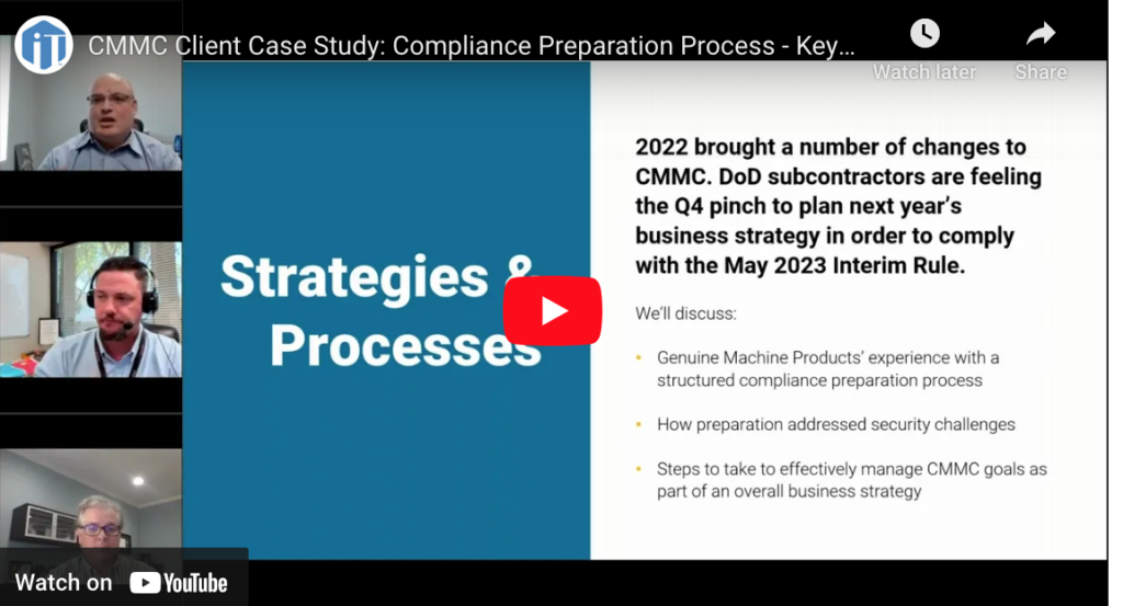 CMMC Client Case Study: Compliance Preparation Process