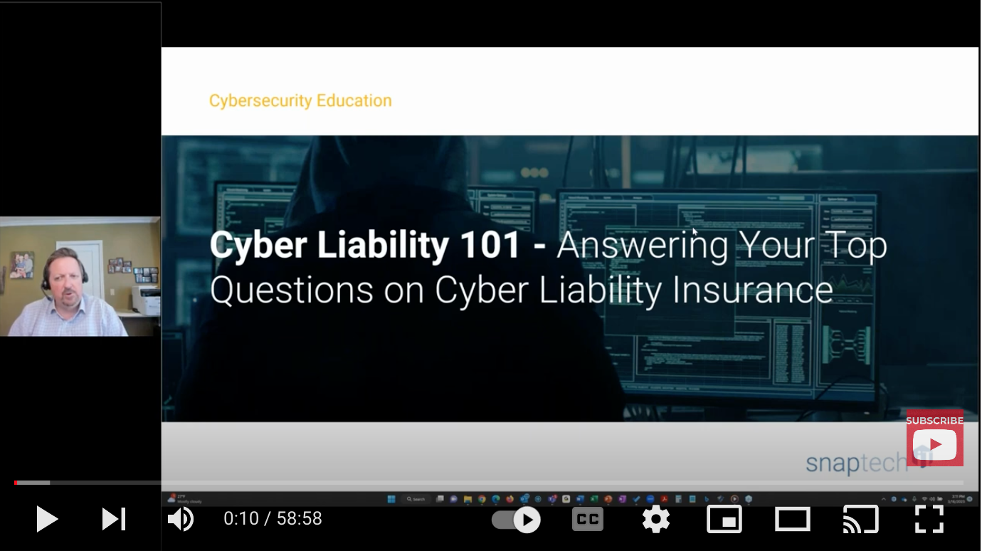 Cyber Liability 101 - Snap Tech IT