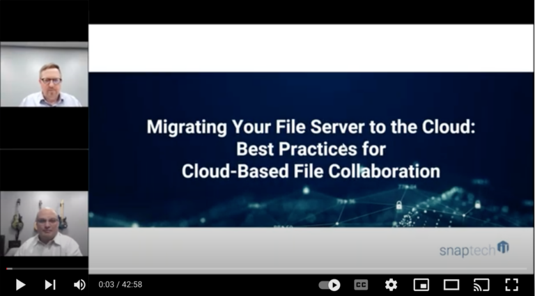 0:03 / 42:58 Migrating Your File Server to the Cloud